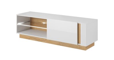 Furnlux Fernsehtisch Arcade Weiss 139cm