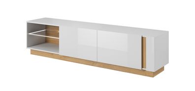 Furnlux Fernsehtisch Arcade Weiss 188cm