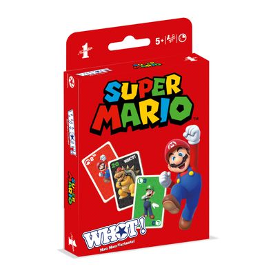 WHOT! - Super Mario Kartenspiel Spielkarten Mau-Mau Variante Strategie Spiel