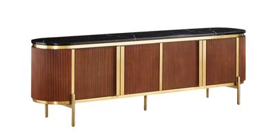 Furnlux Fernsehtisch Stilig Braun 200cm