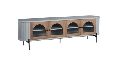 Furnlux Fernsehtisch Stilig Grau 200cm