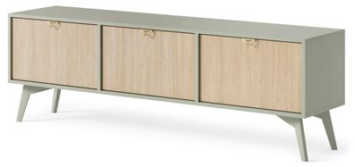 Furnlux Fernsehtisch Forest Beige & Grün 158cm