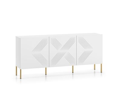 Furnlux Sideboard Clearing Weiß & Gold 170cm