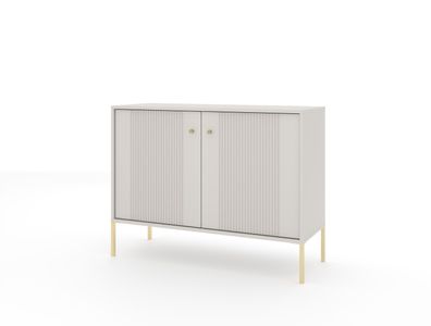 Furnlux Sideboard Iseo Beige & Gold 104cm