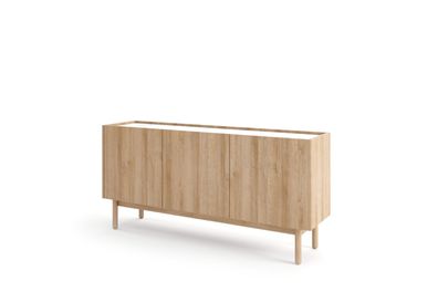 Furnlux Sideboard Boho Beige & Weiß 144cm