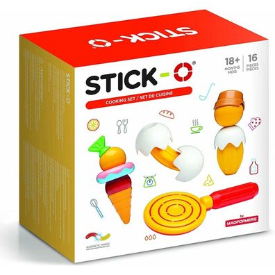 Stick-O 902001 Magformers Cooking Set Magnetic Play