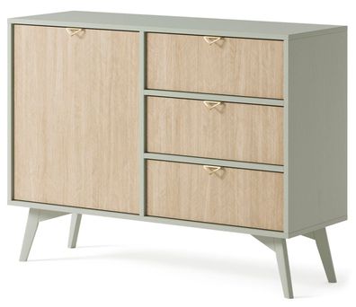 Furnlux Sideboard Forest Beige & Grün 106cm