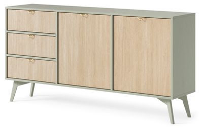 Furnlux Sideboard Forest Beige & Grün 158cm