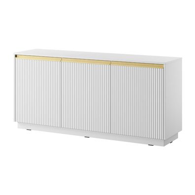 Furnlux Sideboard Royal Weiss & Gold 154cm