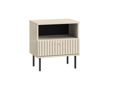 Furnlux Nachttisch Sophie Beige 50cm