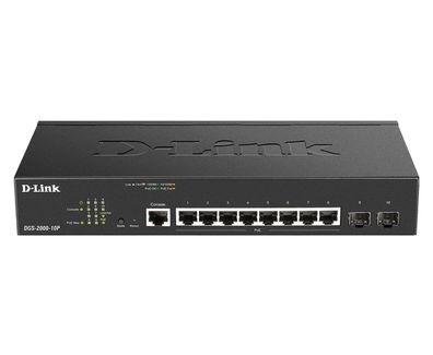 D-Link DGS 2000-10P - Switch - L3 - managed - 8 x 10/100/1000 (PoE+)