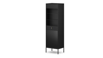Furnlux Vitrine Maggiore Schwarz 54cm