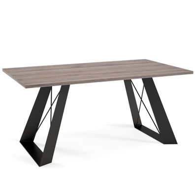 Furnlux Couchtisch Satis Braun & Schwarz 60cm