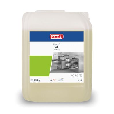 Vamat® GF Flüssiger Glas- und Geschirrspülreiniger, alkalisch | Kanister (25 kg)