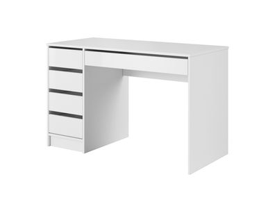 Furnlux Schreibtisch Ada Weiss & Glänzend Weiss 120cm