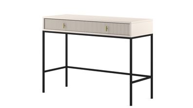 Furnlux Konsolentisch Maggiore Beige & Schwarz 104cm