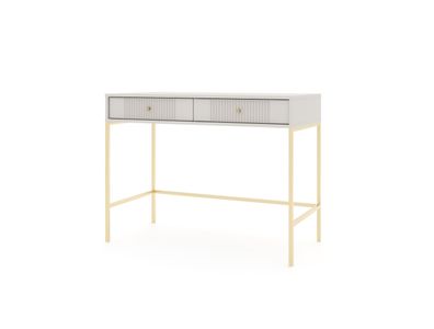 Furnlux Konsolentisch Iseo Beige & Gold 104cm