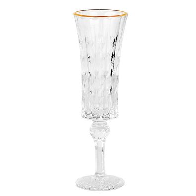 Clayre & Eef Champagnerglas 100 ml Transparant Glas (Gr. Ø 6x20 cm / 100 ml)