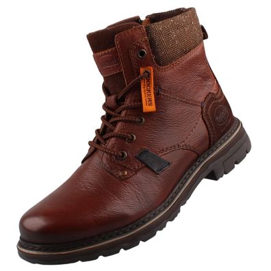 Dockers by Gerli Herren Leder Stiefel Cognac 51GL001-140470