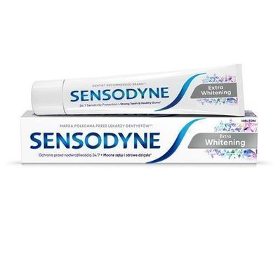 Sensodyne Extra Whitening Zahncreme mit Fluorid, 75 ml