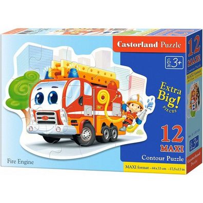 Castorland Puzzle Feuerwehrauto MAXI 12 Teile