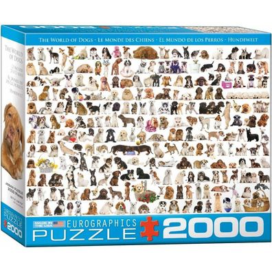 Eurographics Puzzle World of Dogs 2000 Teile