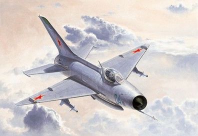 Trumpeter MiG-21 F-13/J-7 Fighter 9362858 in 1:48 Trumpeter 02858 2858