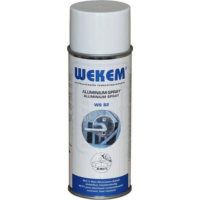 Wekem 400ml Aluminium-Spray WS82 Alu Spray Rostschutz Korrosionsschutz