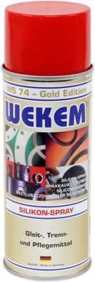 Wekem 400ml Silikon-Spray WS74 Gleitmittel Trennmittel Pflegemittel Auto Kfz