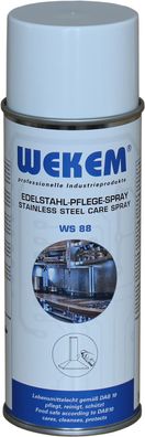 Wekem Edelstahl-Pflege-Spray 400 ml WS-88 Edelstahlreinigung