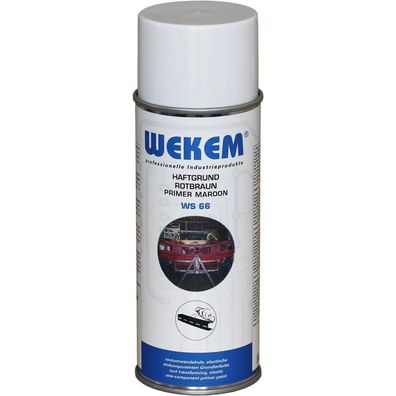 Wekem 400ml Haftgrund Rotbraun WS66 Rostumwandler Grundierung Primer Kfz Auto