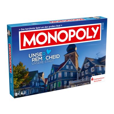 Monopoly Remscheid Brettspiel Gesellschaftsspiel Spiel Cityedition Stadtedition