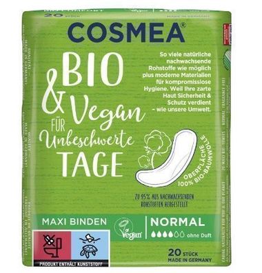 Cosmea Bio-Wäscheinlagen für normale Tage, 20 Stk