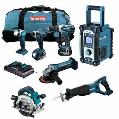 MAKITA LXT 18V 10tlg. Akku Werkzeug Set + DHS 660 Z Akku-Handkreissäge RFE Z