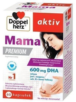 Doppelherz Aktiv Mama Premium Nahrungsergänzung 60 Kapseln