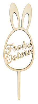 CakeTopper - Osterei mit Hasenohren