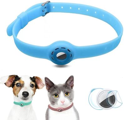 Hundehalsbandhalter, Katzenhalsband, 9-19,5 Zoll, Blau