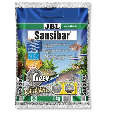 JBL Sansibar Aquarienbodengrund Grey 5 Kg