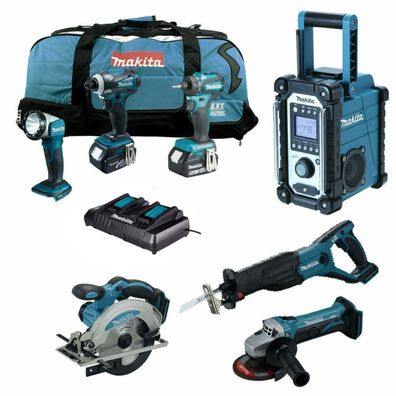 MAKITA DDF083 RTE Akku Bohrschrauber 18V Combo Kit Werkzeug Set RFE RMJ Z