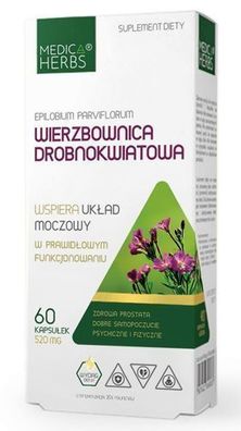 Medica Herbs Weidenröschen Extrakt 520 mg Epilobium Parviflorum 60 Kapseln