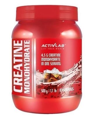 Activlab Kreatinmonohydrat Limette - 500g Premium Kreatinpulver fér maximale Leistung