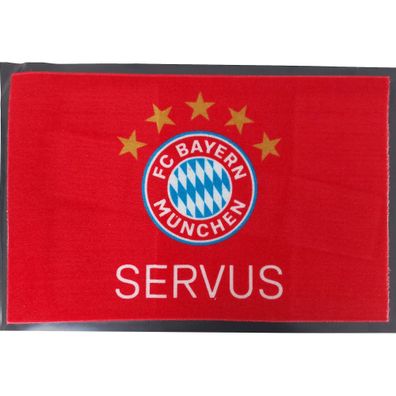 FC Bayern München Fußmatte SERVUS 60x40 Schmutzfangmatte Fußabtreter