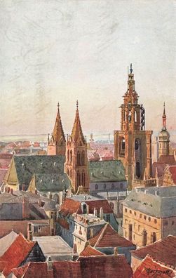 Kilianskirche in Heilbronn am Neckar Baden-Württemberg Postkarte AK