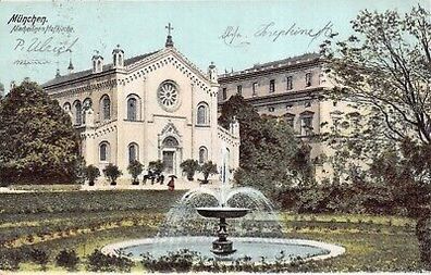 Allerheiligen Hofkirche in München Bayern Postkarte AK 1903