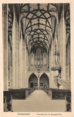 Dinkelsbühl Chorseite der St. Georgskirche Postkarte AK