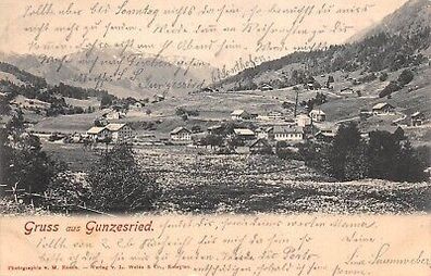 Gruss aus Gunzesried Postkarte AK 1904