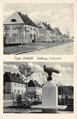 Lager Lechfeld Siedlung Denkmal Postkarte