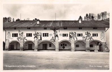 Kriegerdenkmal in Berchtesgaden Bayern Postkarte AK