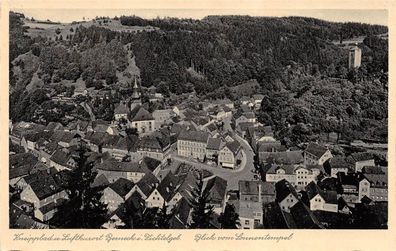 Kneippbad u. Luftkuort Berneck i. Fichtelgeb. Blick vom Sonnentemp. Postkarte AK