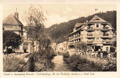 Kurort u. Kneippbad Berneck i. Fichtelgebirge Ölschnitz Kurhaus Hotel Bube AK